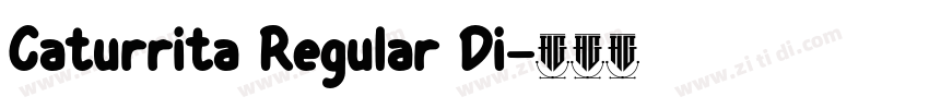 Caturrita Regular Di字体转换